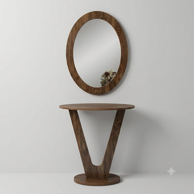 CONSOLE WITH MIRROR