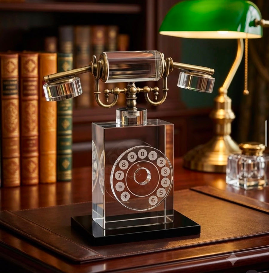 CRYSTAL TELEPHONE LUXURY DECORE