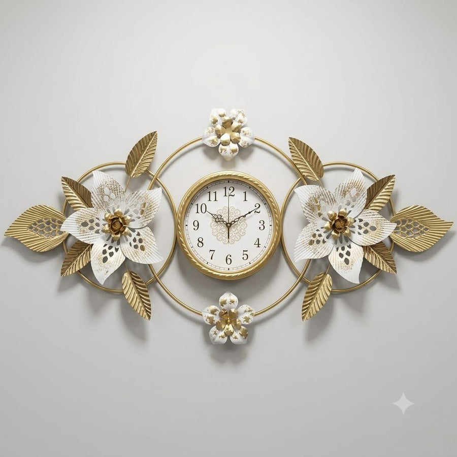 FANCY METAL WALL CLOCK