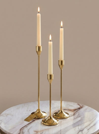 3 PC CANDLE STAND SET W/o candles