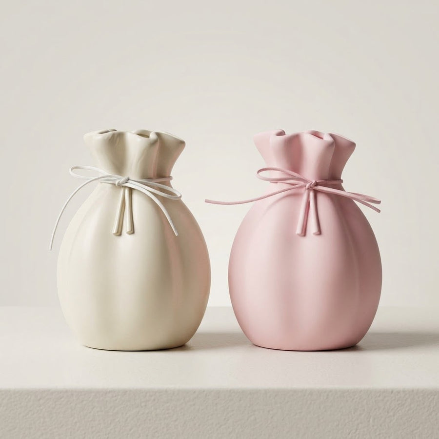 mini bow vase
