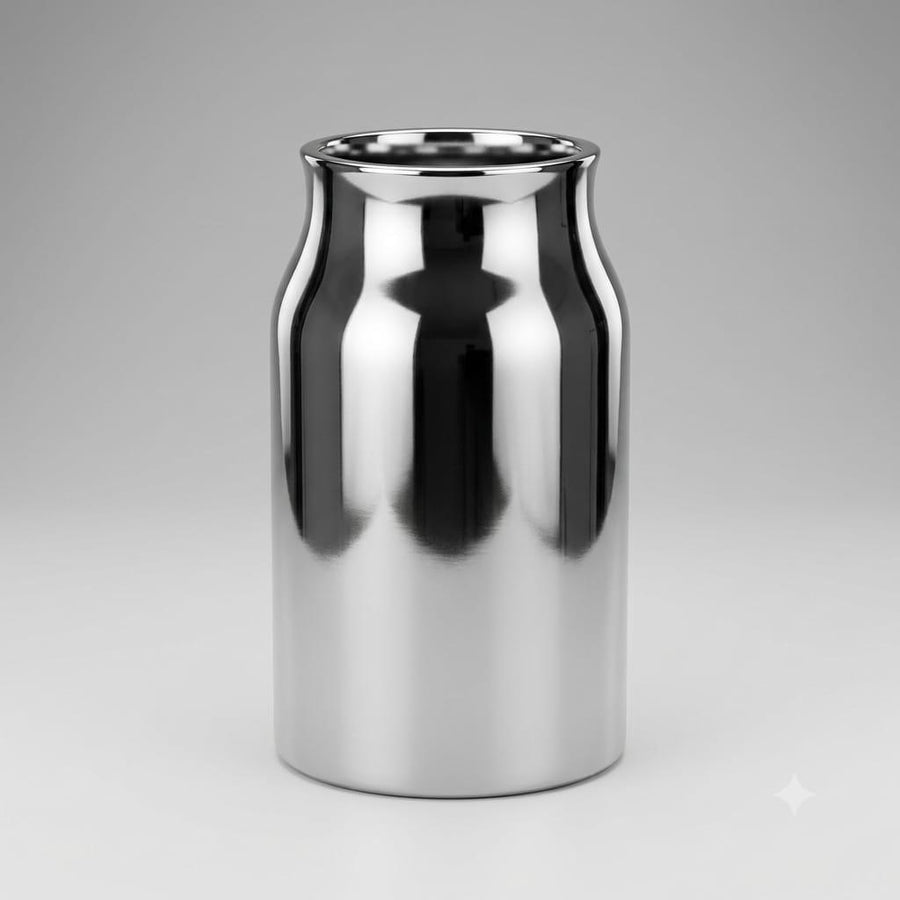 SILVER SHINING VASE