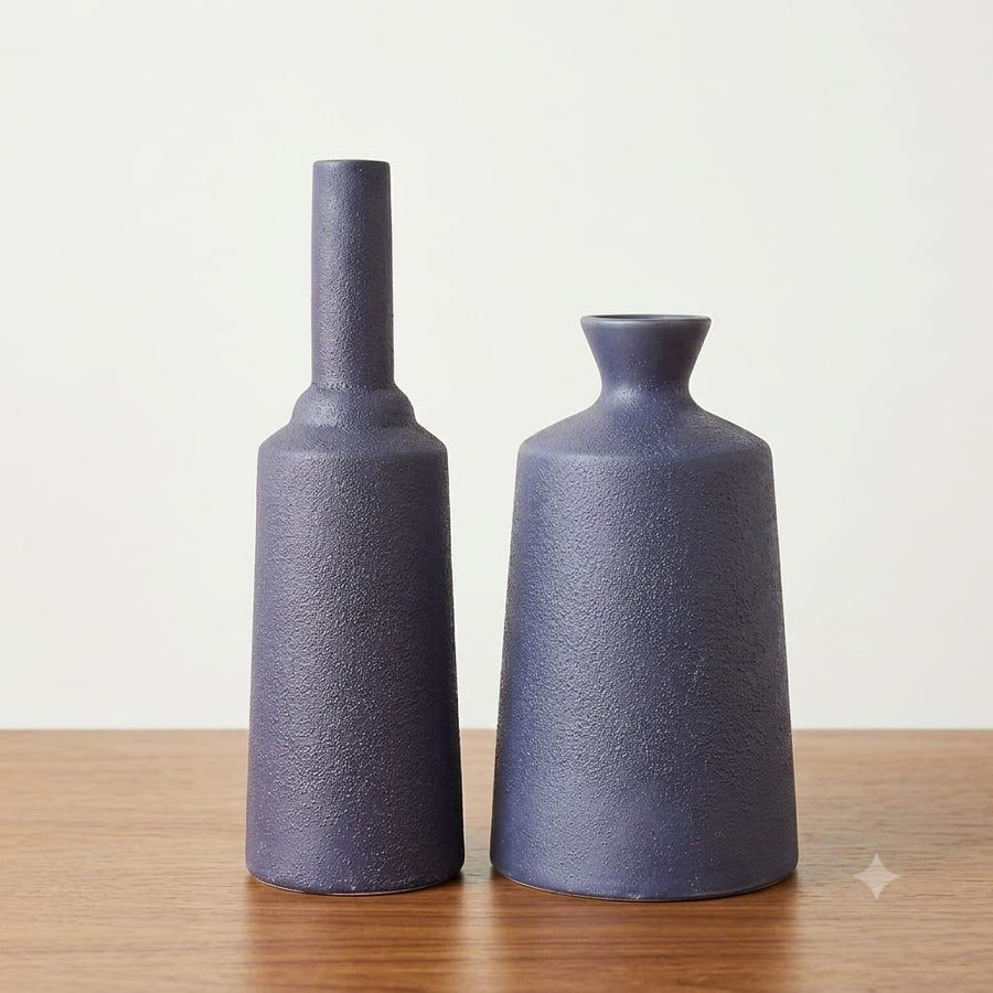 MODERN MATT VASE SET OF 2