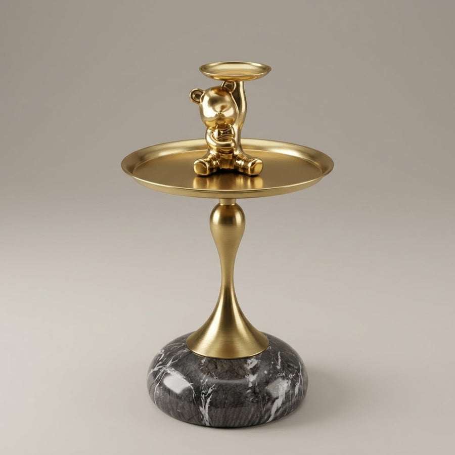 LUXURY DECORE TABLE GOLDEN AND GREY