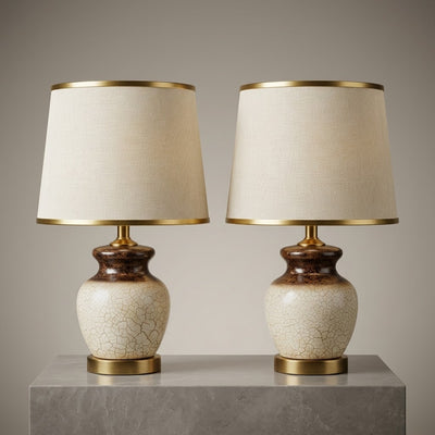 Luxury Ceramic Lamp 2pcs
