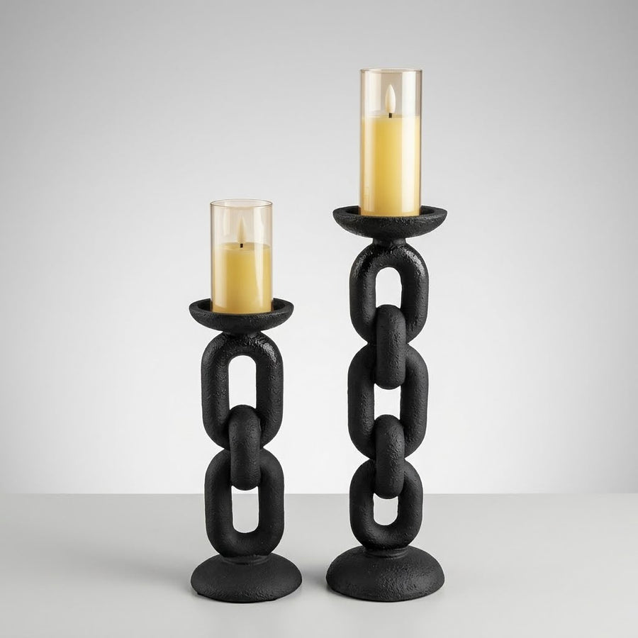 Chain candle stand w/o candles