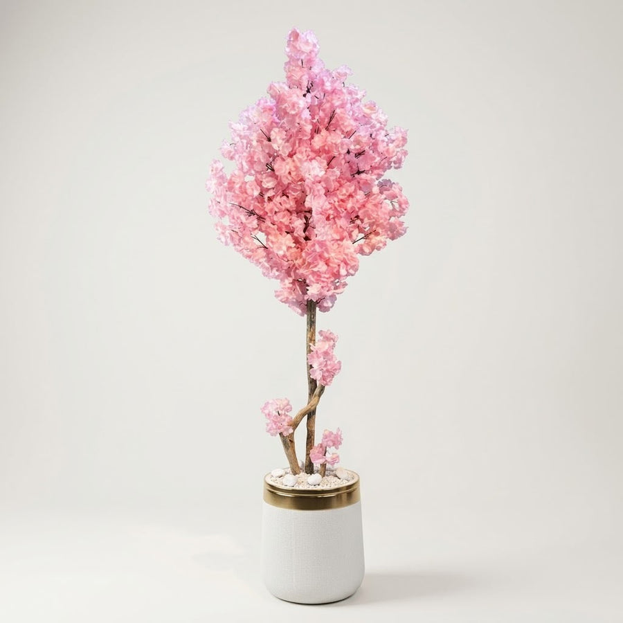 Pink Cherry Blossom Planter 6ft