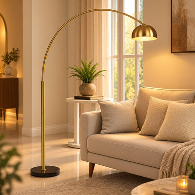 Arc Lamp Height(6.2fts) Globe(10.5inches)