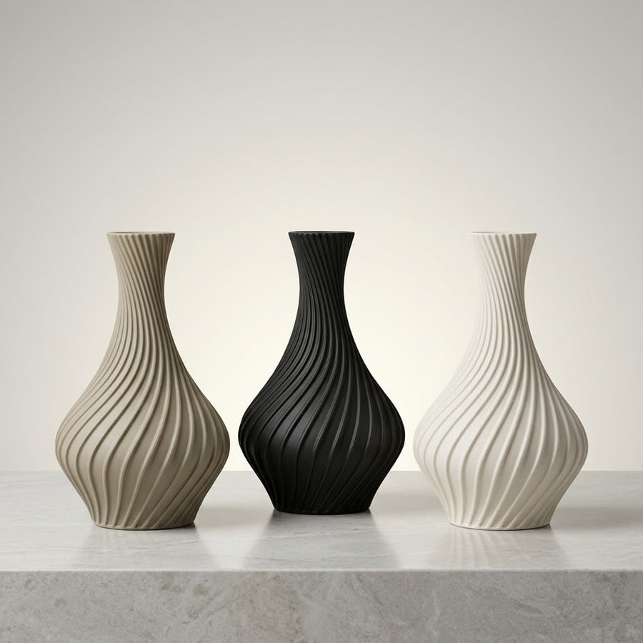 Modern Lining Vases