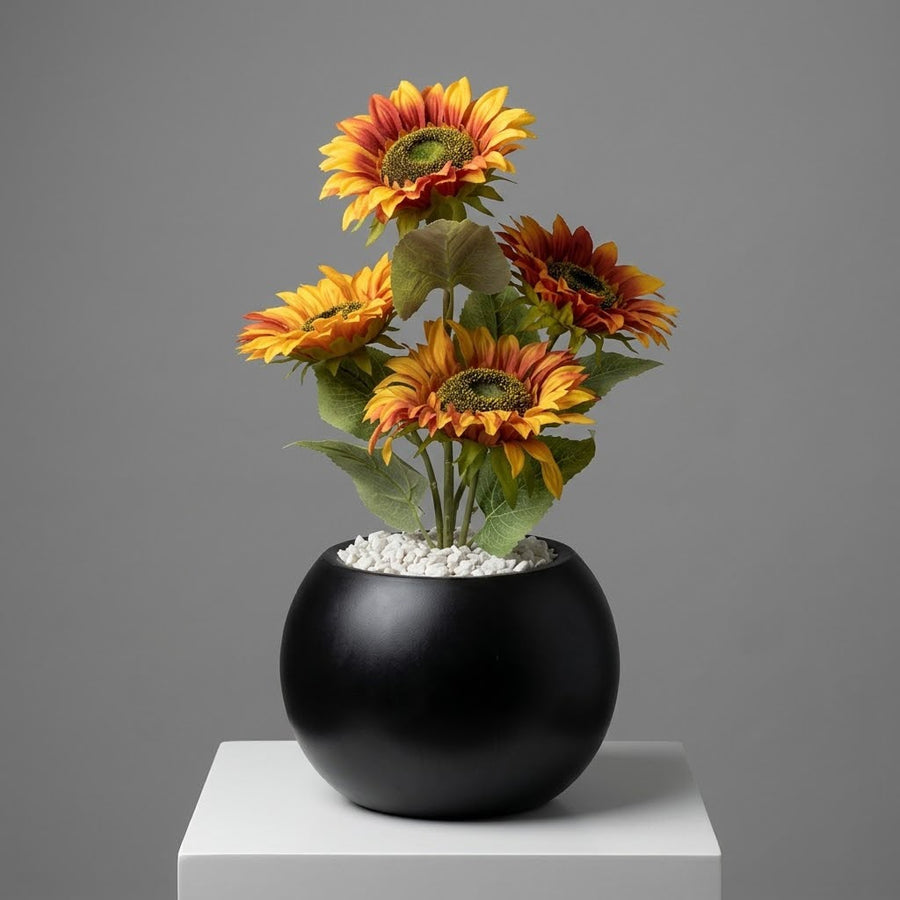 Sunflower Arrangements With Vase