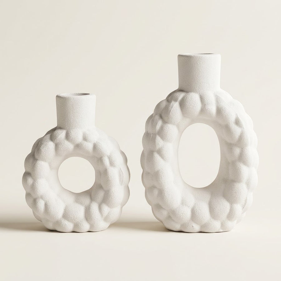 Ceramic Bubble Vase Set