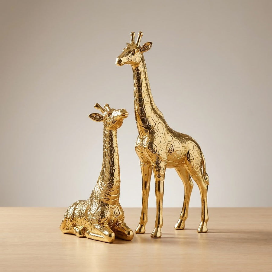 Giraffe Statue Set of 2pcs