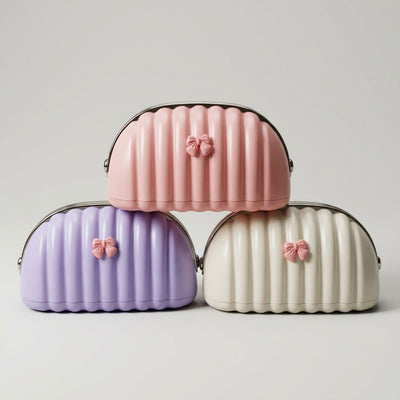 SHELL TISUE BOX WITH BOW