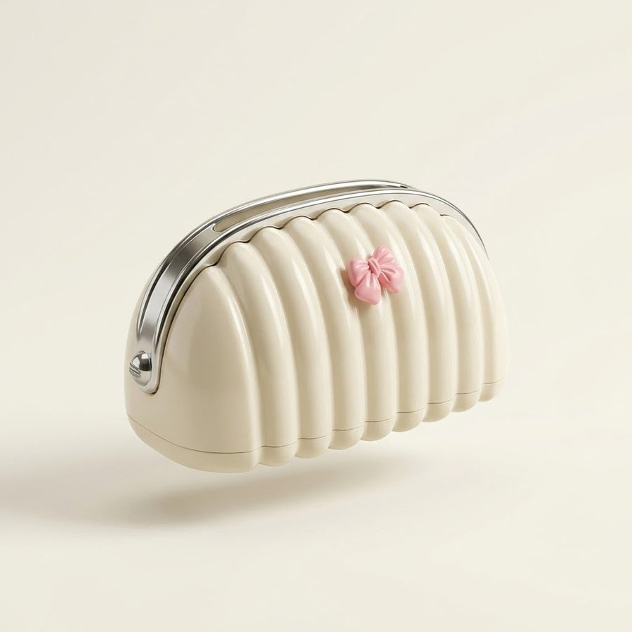 SHELL TISUE BOX WITH BOW