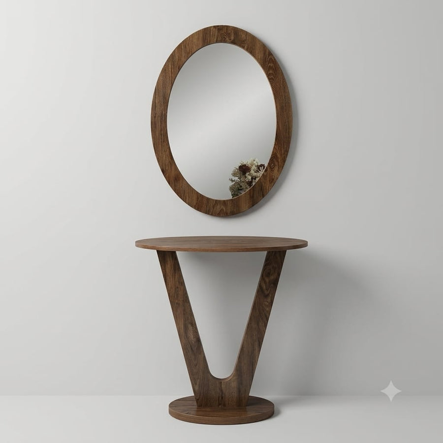 CONSOLE WITH MIRROR