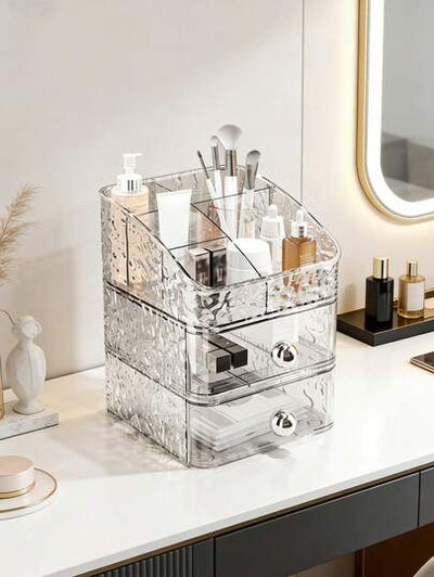 2 drawer acrylic organizer