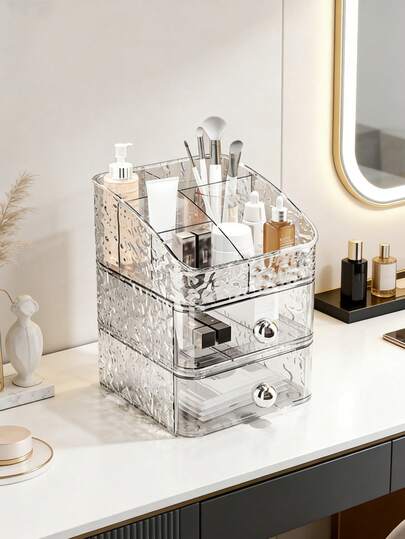 2 drawer acrylic organizer