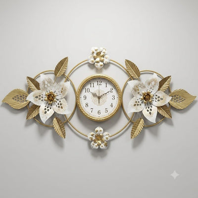 FANCY METAL WALL CLOCK