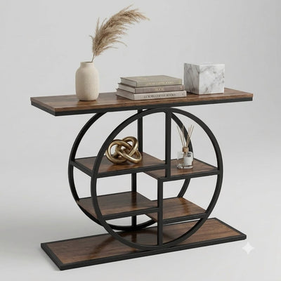 MULTIPLE RACK CONSOLE TABLE