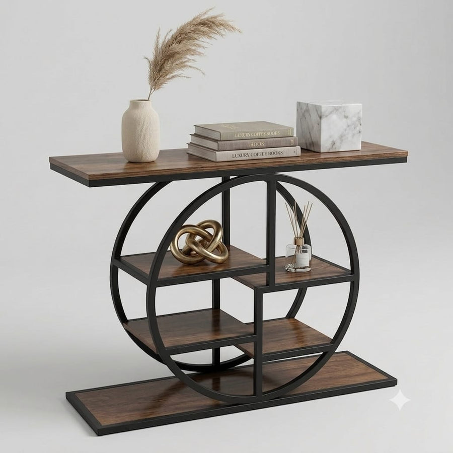 MULTIPLE RACK CONSOLE TABLE
