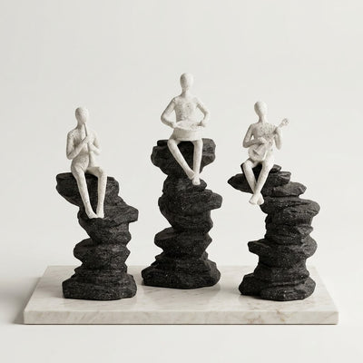 SCULPTURE DECORE PIECE MUSIC BAND | SINGLE PIECE