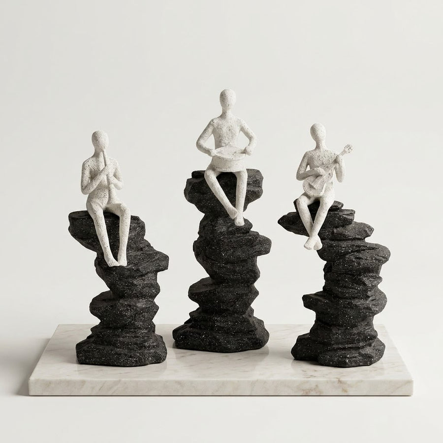SCULPTURE DECORE PIECE MUSIC BAND | SINGLE PIECE