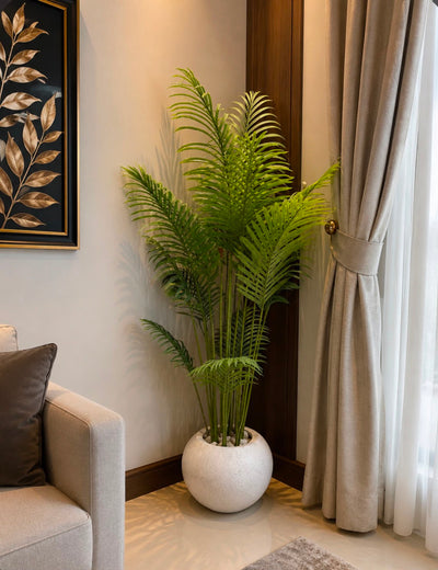 PALM PLANT WITH POT 6FT