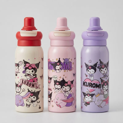 KUROMI WATER BOTTLE STAINLESS STEEL 800ML