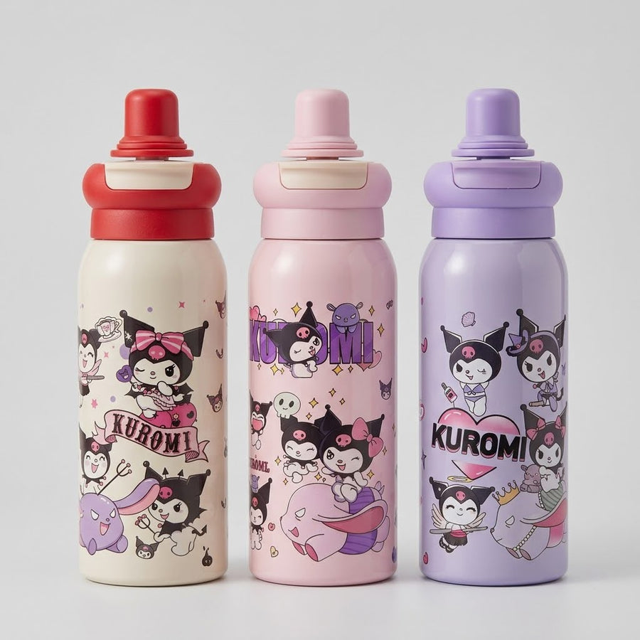 KUROMI WATER BOTTLE STAINLESS STEEL 800ML