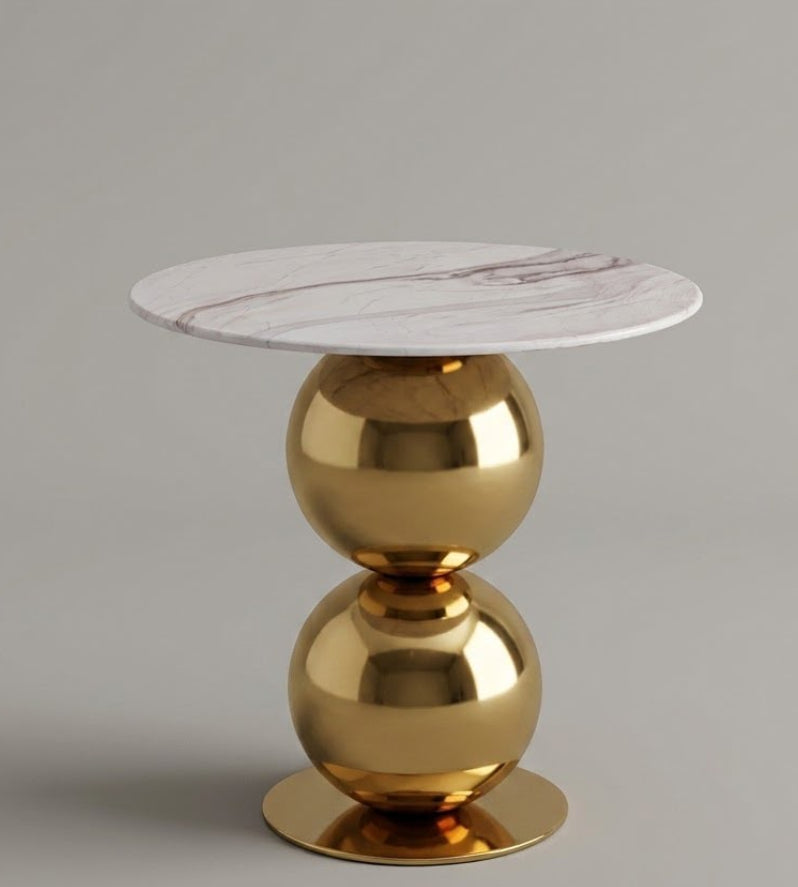 2 GOLDEN BALL LUXURY DECOR TBLE