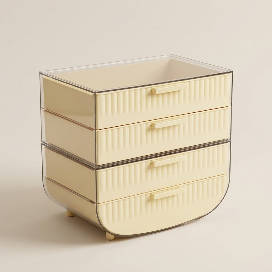 ACRYLIC COSMETIC ORGANIZER OVAL SHAPE