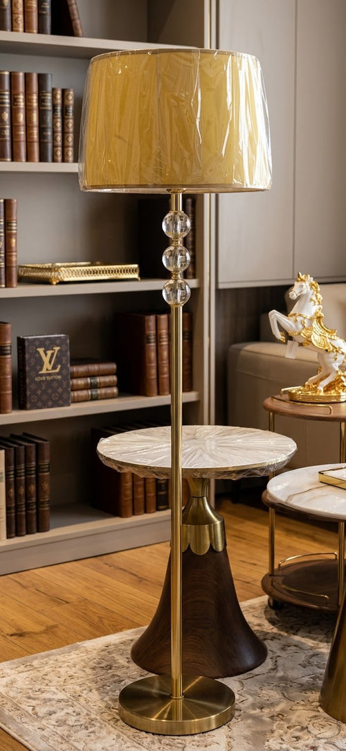 3 CRYSTAL BALL FLOOR LAMP