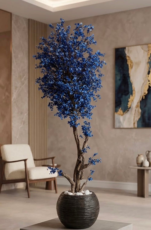 BLUE STAR BUNCH TREE WITH FIBER POT 6FT