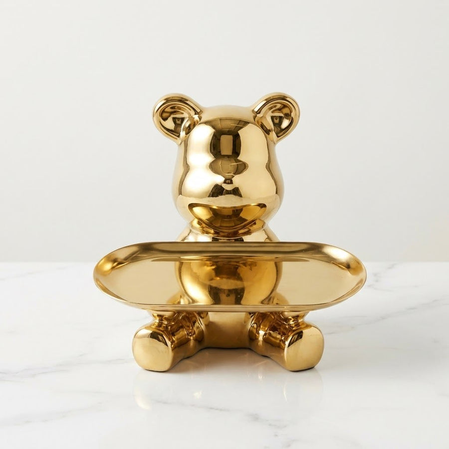 BEAR PLATER CERAMIC