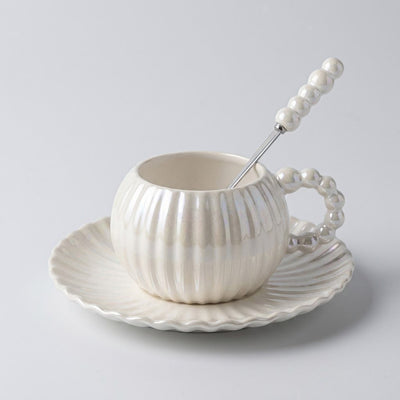 CERAMIC CUP SET WITH SPOON
