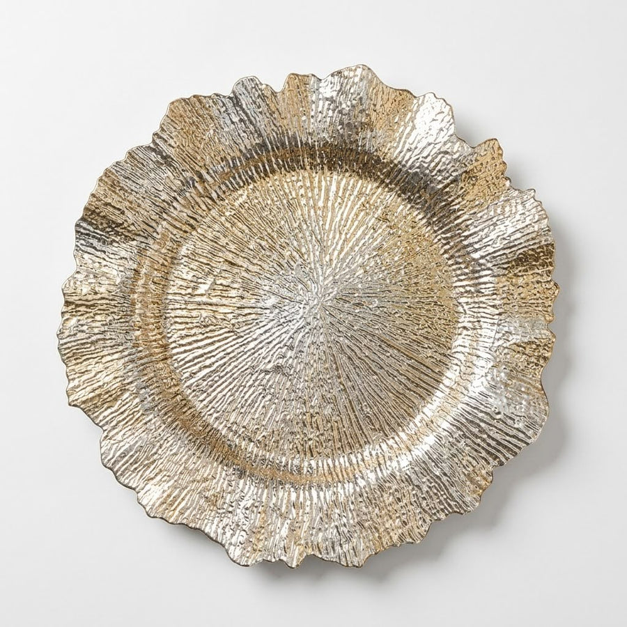 Gold Silver Decorative Tray