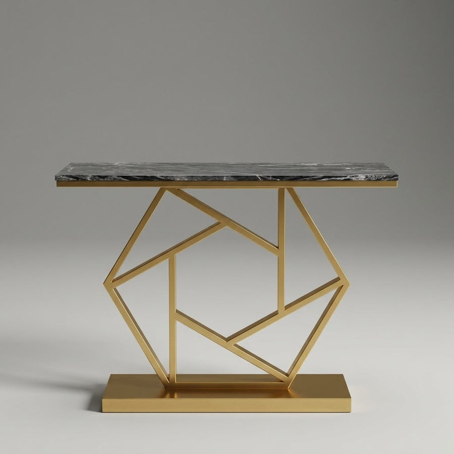 Luxury Geometric Console Table