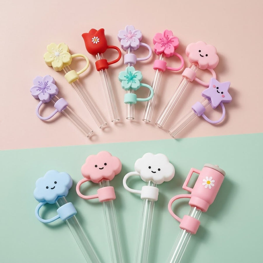 Straw Caps Pack of 10