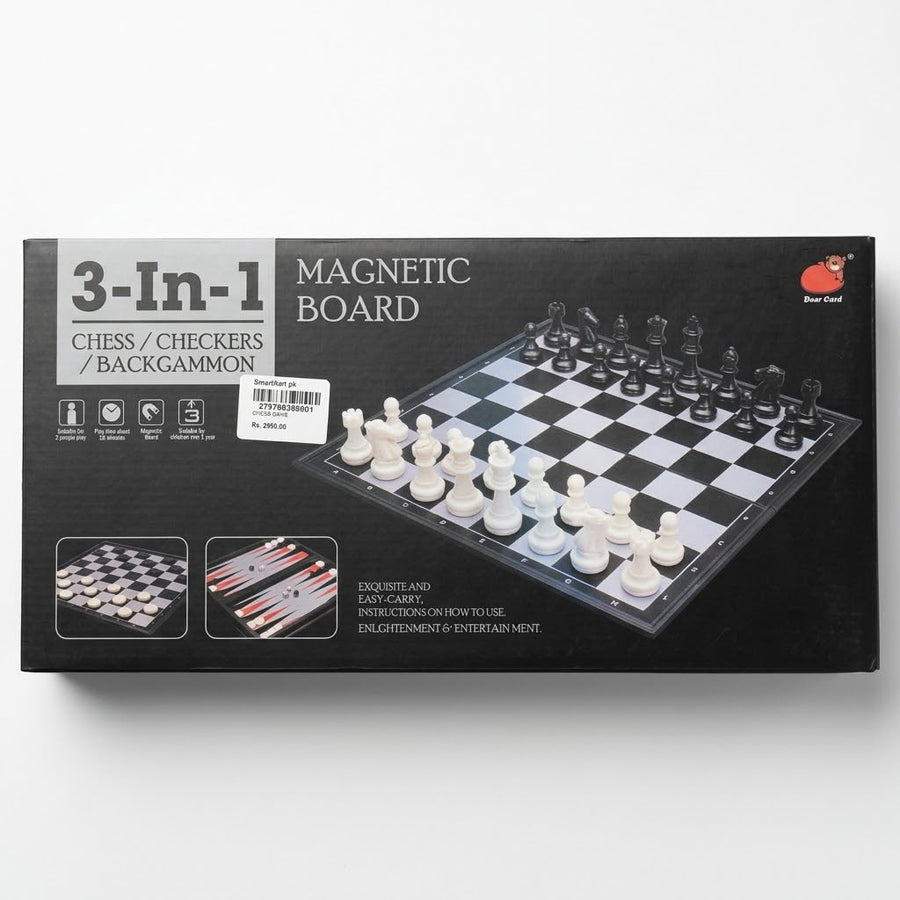 Chess/Checkers/Backgammon 3-IN-1
