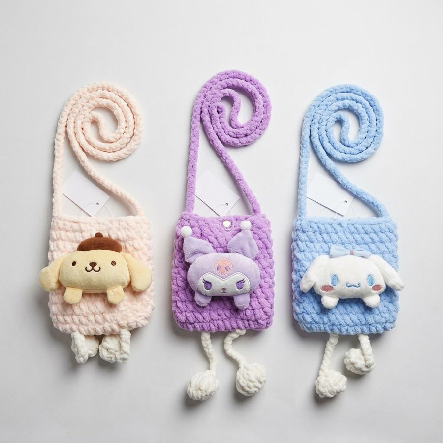 Cute Mini Crocheted Crossbody Bags