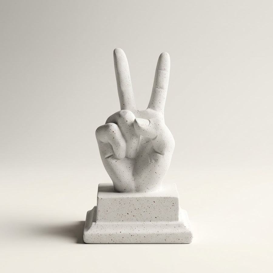 Victory Hand Sculpture