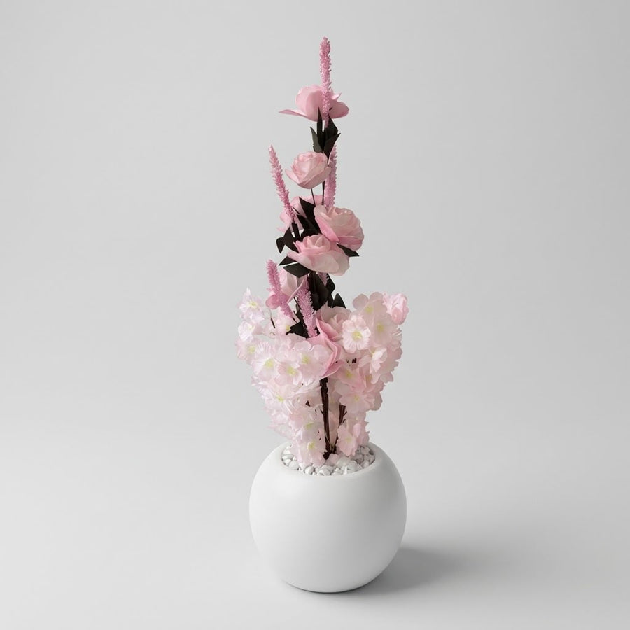 Elegant Pink Floral Plant