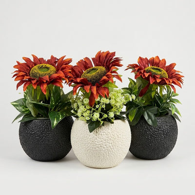 Modern Artificial Sunflower Plant Set
