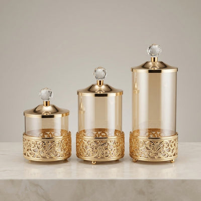 Candle Jars Set Of 3pcs