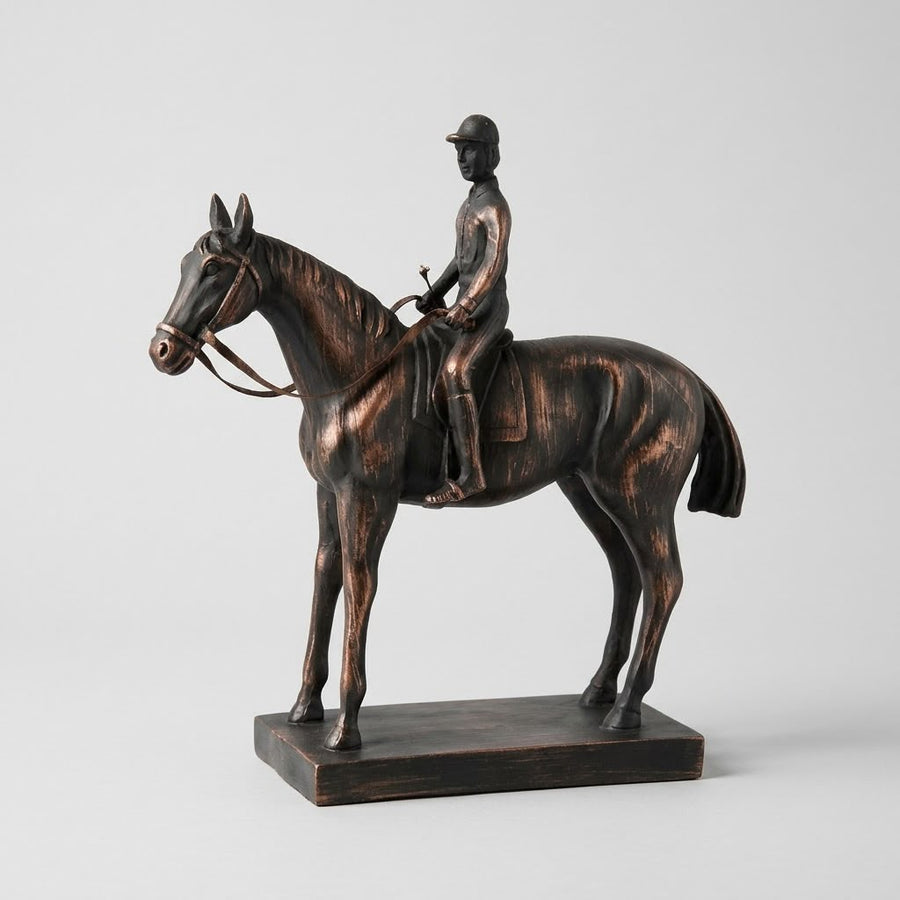 Bronze Horse Rider Statue