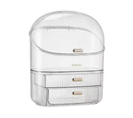 Transparent desk makeup organizer