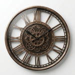 Vintage Industrial Gear Wall Clock