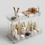 2-Layer Textured Acrylic Vanity 0rganizer