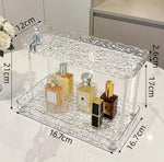 2-Layer Textured Acrylic Vanity 0rganizer