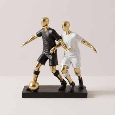 2 FOOTBALL PLAYER DECOR PIECE